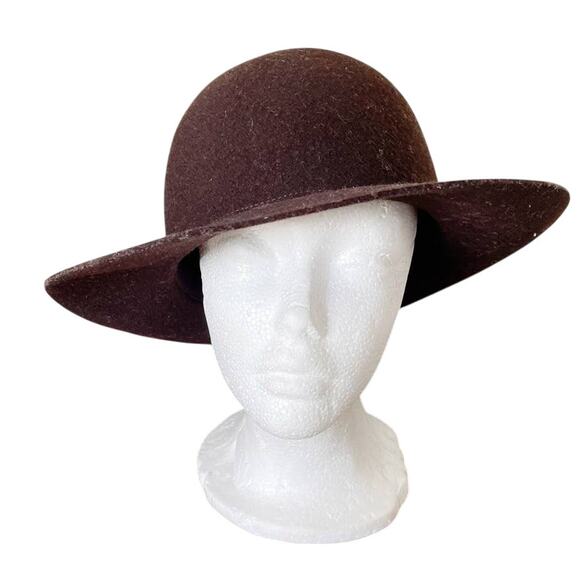 🤎 GAP 100% Wool Fedora Hat – Chocolate Brown (Size S/M) - Picture 10 of 10